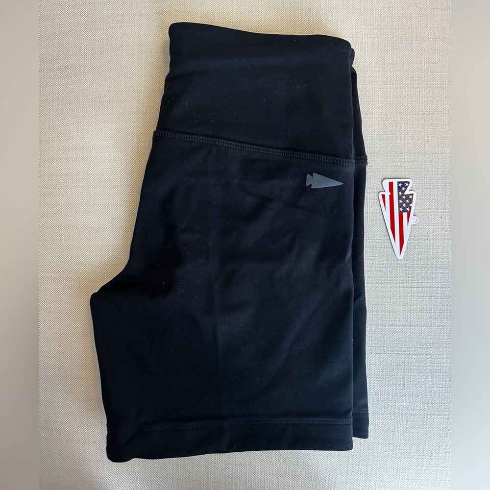 GORUCK WOMEN’S BIKER SHORTS - TOUGHFLEX Black Booty Shorts Size 4 (NWT)